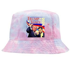 Trump Jd Vance 2024 Vp Presidential Election Maga Usa Tie-Dyed Bucket Hat