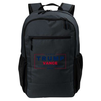 Trump Jd Vance 2024 Bold Retro Stripe Star Trump Vance 2024 Daily Commute Backpack