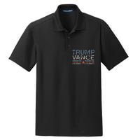 Trump Jd Vance 2024 Retro Stripe Trump Vance 2024 Dry Zone Grid Polo