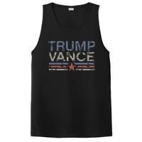 Trump Jd Vance 2024 Retro Stripe Trump Vance 2024 PosiCharge Competitor Tank