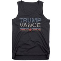 Trump Jd Vance 2024 Retro Stripe Trump Vance 2024 Tank Top