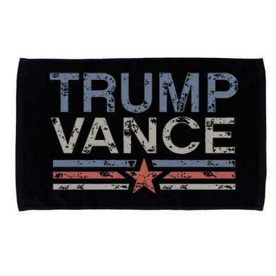 Trump Jd Vance 2024 Retro Stripe Trump Vance 2024 Microfiber Hand Towel