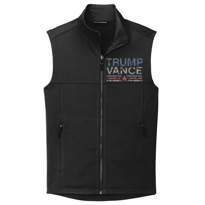 Trump Jd Vance 2024 Retro Stripe Trump Vance 2024 Collective Smooth Fleece Vest