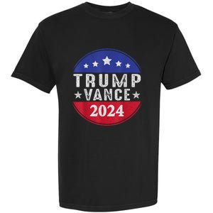 Trump Jd Vance 2024 Retro Us American Flag Trump Vance 2024 Garment-Dyed Heavyweight T-Shirt