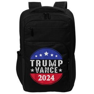 Trump Jd Vance 2024 Retro Us American Flag Trump Vance 2024 Impact Tech Backpack