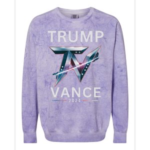 Trump Jd Vance Take America Back Election 47th Us President Colorblast Crewneck Sweatshirt