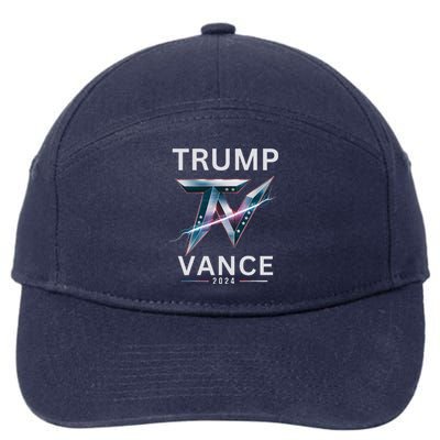 Trump Jd Vance Take America Back Election 47th Us President 7-Panel Snapback Hat