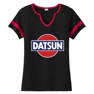 Tech Japanese Vehicle Datsun New Ladies Halftime Notch Neck Tee