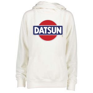 Tech Japanese Vehicle Datsun New Womens Funnel Neck Pullover Hood