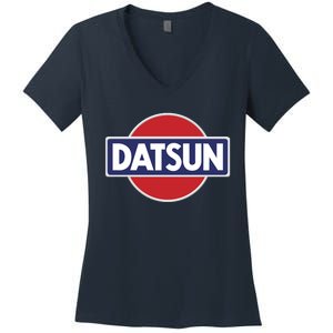 Tech Japanese Vehicle Datsun New Women's V-Neck T-Shirt