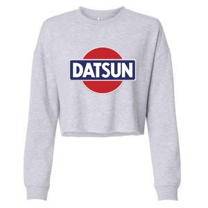 Tech Japanese Vehicle Datsun New Cropped Pullover Crew