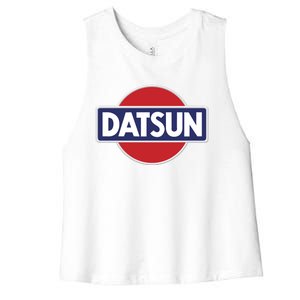 Tech Japanese Vehicle Datsun New Women's Racerback Cropped Tank