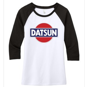 Tech Japanese Vehicle Datsun New Women's Tri-Blend 3/4-Sleeve Raglan Shirt