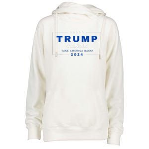 Trump Jd Vance Vp Make America Great Once Again! 2024 Womens Funnel Neck Pullover Hood