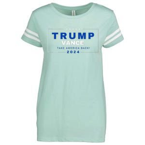 Trump Jd Vance Vp Make America Great Once Again! 2024 Enza Ladies Jersey Football T-Shirt