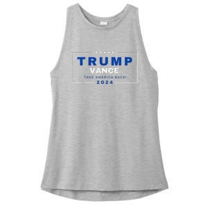 Trump Jd Vance Vp Make America Great Once Again! 2024 Ladies PosiCharge Tri-Blend Wicking Tank