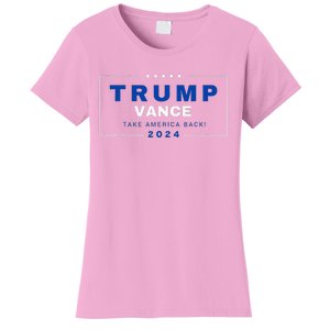 Trump Jd Vance Vp Make America Great Once Again! 2024 Women's T-Shirt