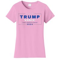 Trump Jd Vance Vp Make America Great Once Again! 2024 Women's T-Shirt