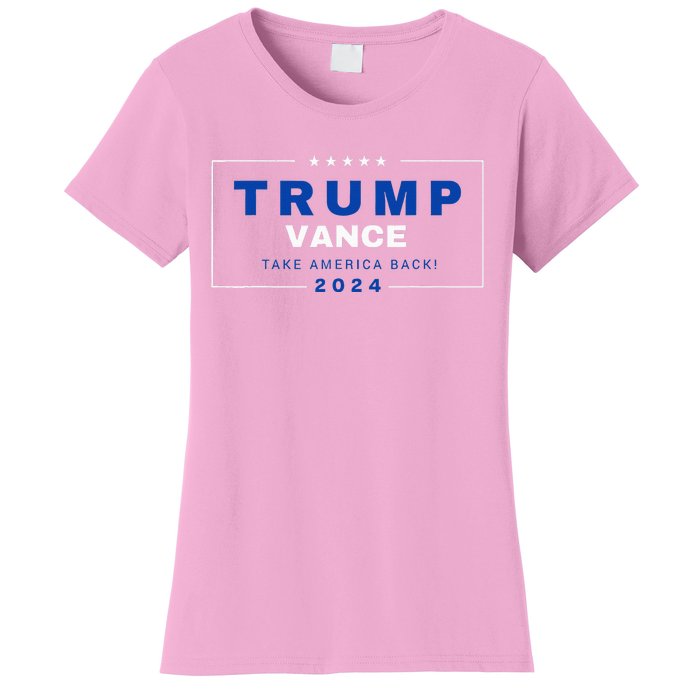 Trump Jd Vance Vp Make America Great Once Again! 2024 Women's T-Shirt