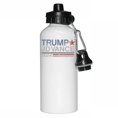 Trump Jd Vance 2024 Retro Stripe Trump Vance Aluminum Water Bottle 