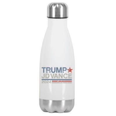 Trump Jd Vance 2024 Retro Stripe Trump Vance Stainless Steel Insulated Water Bottle