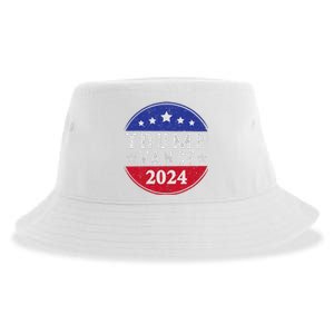 Trump Jd Vance 2024 Us American Flag Sustainable Bucket Hat