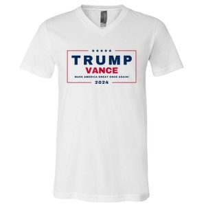 Trump Jd Vance Vp Make America Great Once Again! Maga 2024 V-Neck T-Shirt