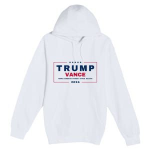 Trump Jd Vance Vp Make America Great Once Again! Maga 2024 Premium Pullover Hoodie