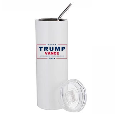 Trump Jd Vance Vp Make America Great Once Again! Maga 2024 Stainless Steel Tumbler