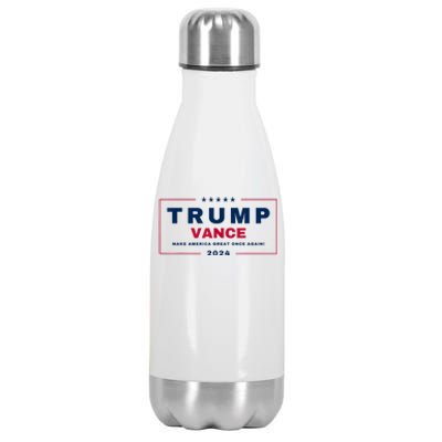 Trump Jd Vance Vp Make America Great Once Again! Maga 2024 Stainless Steel Insulated Water Bottle