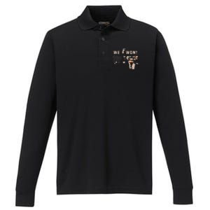 Trump Jd Vance Won 2024 Inauguration Day 2025 47th President Performance Long Sleeve Polo