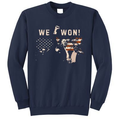 Trump Jd Vance Won 2024 Inauguration Day 2025 47th President Sweatshirt