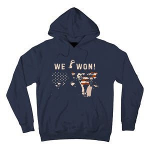 Trump Jd Vance Won 2024 Inauguration Day 2025 47th President Tall Hoodie