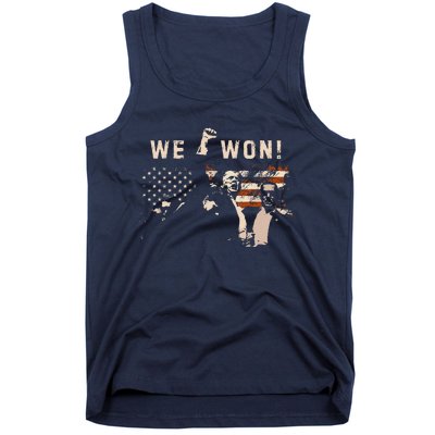 Trump Jd Vance Won 2024 Inauguration Day 2025 47th President Tank Top