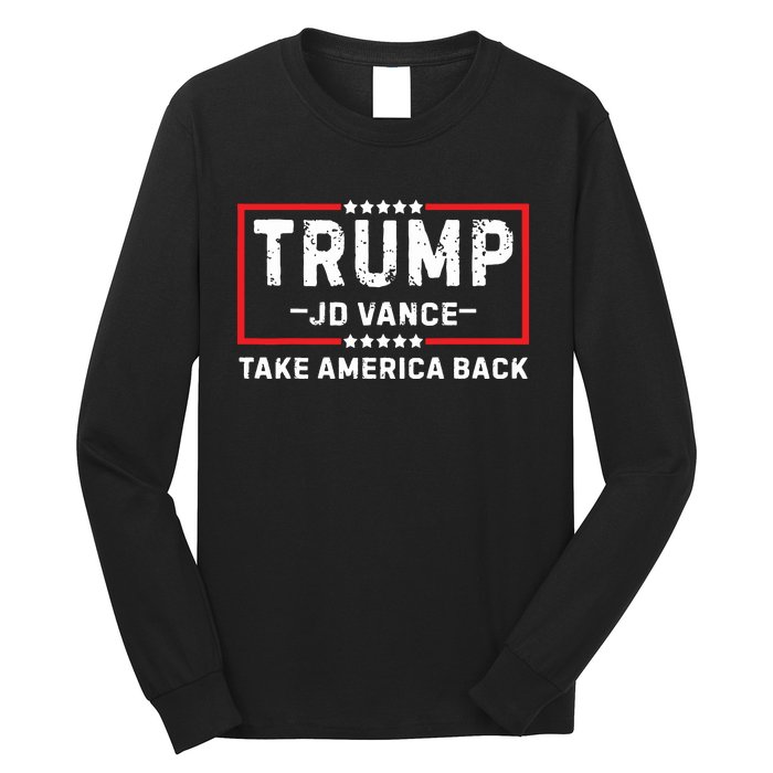 Trump Jd Vance 2024 For President Vp Republican Election 24 Long Sleeve Shirt