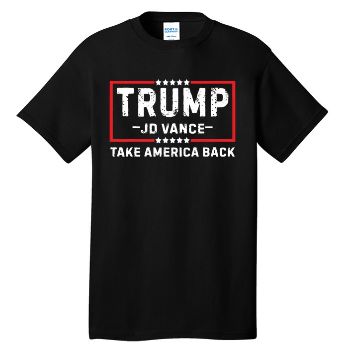 Trump Jd Vance 2024 For President Vp Republican Election 24 Tall T-Shirt