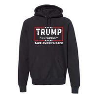 Trump Jd Vance 2024 For President Vp Republican Election 24 Premium Hoodie