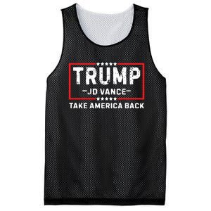 Trump Jd Vance 2024 For President Vp Republican Election 24 Mesh Reversible Basketball Jersey Tank