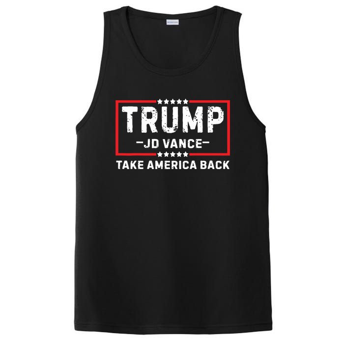 Trump Jd Vance 2024 For President Vp Republican Election 24 PosiCharge Competitor Tank