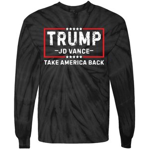 Trump Jd Vance 2024 For President Vp Republican Election 24 Tie-Dye Long Sleeve Shirt