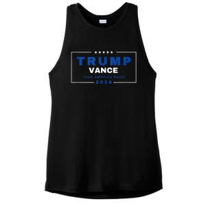 Trump Jd Vance Vp Make America Great Once Again! 2024 Ladies PosiCharge Tri-Blend Wicking Tank