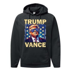 Trump Jd Vance Presidential Campaign Voter Performance Fleece Hoodie