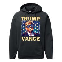 Trump Jd Vance Presidential Campaign Voter Performance Fleece Hoodie