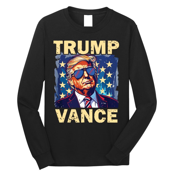 Trump Jd Vance Presidential Campaign Voter Long Sleeve Shirt