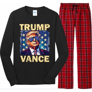 Trump Jd Vance Presidential Campaign Voter Long Sleeve Pajama Set