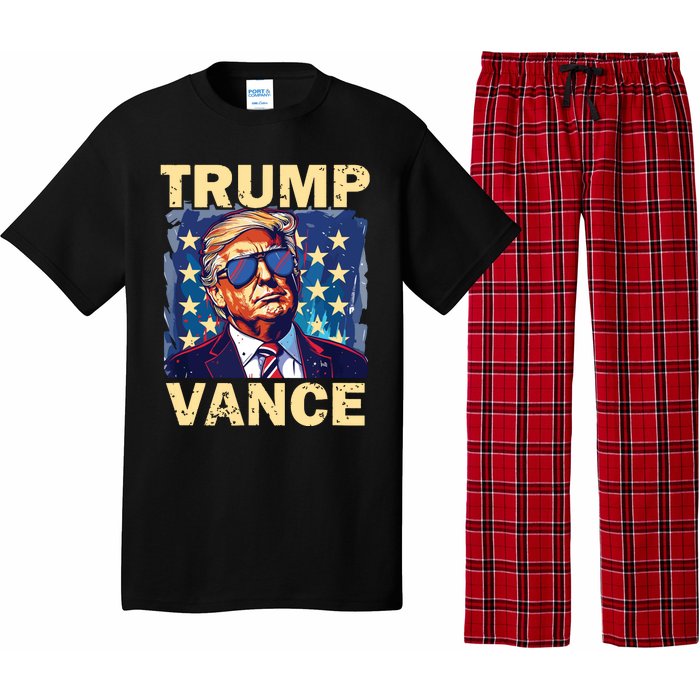 Trump Jd Vance Presidential Campaign Voter Pajama Set