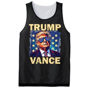 Trump Jd Vance Presidential Campaign Voter Mesh Reversible Basketball Jersey Tank