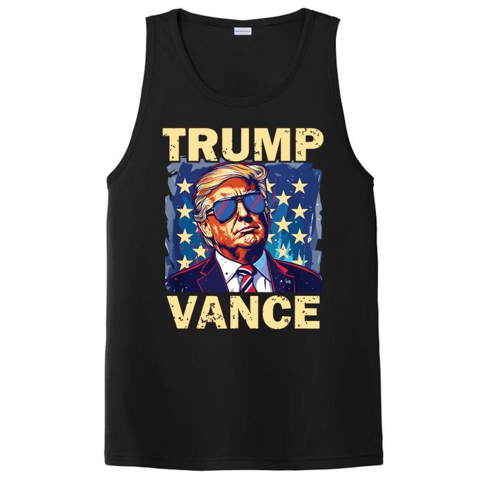 Trump Jd Vance Presidential Campaign Voter PosiCharge Competitor Tank