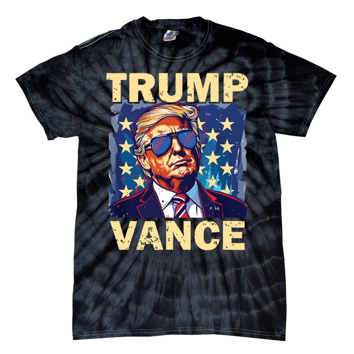 Trump Jd Vance Presidential Campaign Voter Tie-Dye T-Shirt