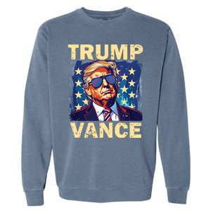 Trump Jd Vance Presidential Campaign Voter Garment-Dyed Sweatshirt